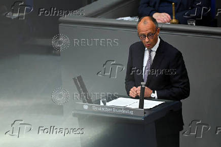Session at the German lower house of parliament Bundestag, in Berlin