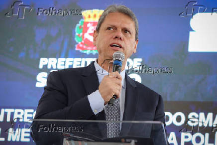 Entrega das câmeras nas motos da PM e GCM de São Paulo