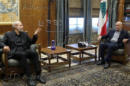 Secretary of the Supreme National Security Council of Iran Ali Larijani visit Beirut