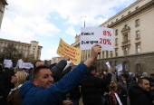 Protest by Restaurant and the tourist industry in Sofia