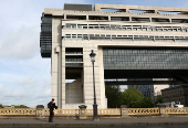 View of the Bercy Economy and Finance Ministry in Paris