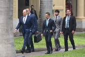 Chegada dos representantes do BRICS para a reunião ministerial