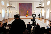 Merz fails to be elected chancellor by the German parliament after the first voting round, in Berlin