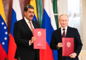 Nicolás Maduro se reúne con Vladimír Putin en Rusia