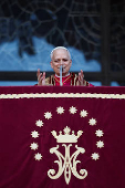 Pope Leo attends prayer service at Rome's Basilica of Saint Mary Major