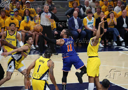 NBA: Playoffs-New York Knicks at Indiana Pacers