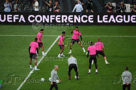 Conference League - Final - Chelsea Training