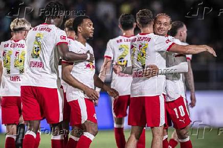 Partida amistosa entre Red Bull Leipezig e Santos
