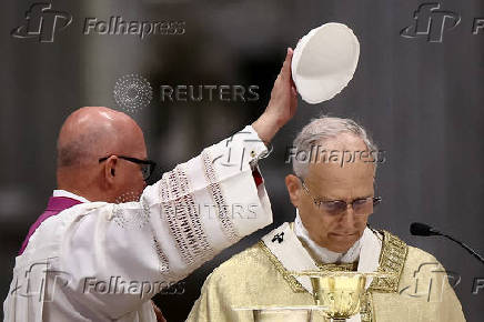 Pope Leo leads Mass in St. Peter's Basilica, at the Vatican