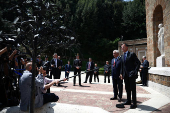 Foreign ministers and NATO Secretary General Mark Rutte meet, in Rome