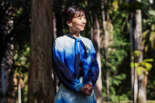 Japan's Princess Kako visits Botanical Garden (Jardim Botanico), in Rio de Janeiro