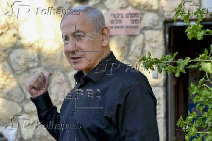 Benjamín Netanyahu en Jerusalén