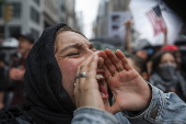 No Kings Protest against Donald Trump in New York