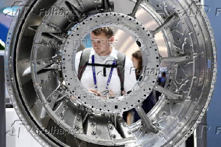 55th Paris Air Show at Le Bourget Airport near Paris