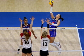 FIVB Volleyball Women's Nations League - France vs Germany