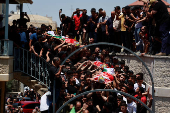 Funeral of Palestinian youths