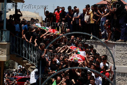 Funeral of Palestinian youths