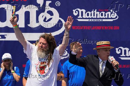 2025 Nathan's Famous International Hot Dog Eating Contest in New York City