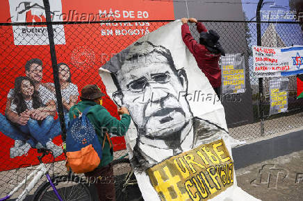 Trial of former Colombian President Uribe, in Bogota