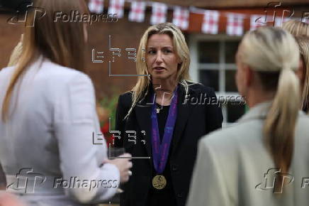 Deputy Prime Ministert hosts England Women’s soccer team at 10 Downing Street in London