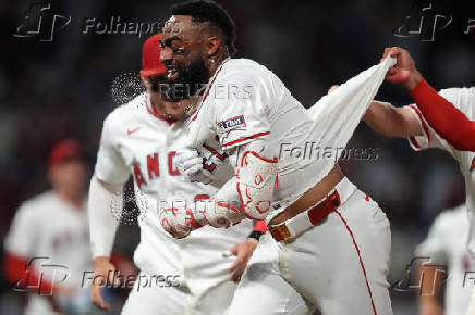 MLB: Los Angeles Dodgers at Los Angeles Angels