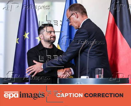 Ukraine's President Zelensky visits Berlin