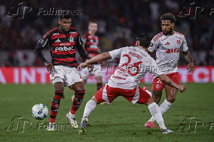 Partida válida pela Copa Libertadores da América entre Flamengo e Internacional