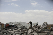 Aftermath of U.S. air strikes in Sanaa