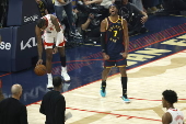 NBA Western Conference First Round playoff game four - Houston Rockets at Golden State Warriors