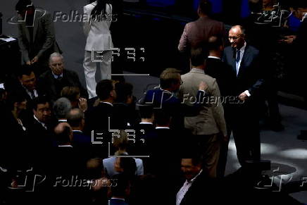 German Chancellor Merz and cabinet members sworn into office at Bundestag