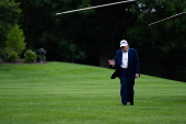 US President Donald Trump Returns to the White House on Memorial Day Weekend