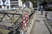 Precautionary measures in the Swiss Valais canton after glacier collapse