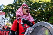 Protesters rally for Gaza in Sydney, Austalia