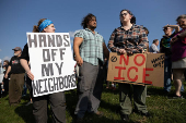 Protest by supporters of detained Honduran teenager Emerson Colindres in Hamilton