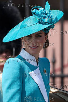 Trooping the Colour parade to honour Britain's King Charles on his official birthday in London