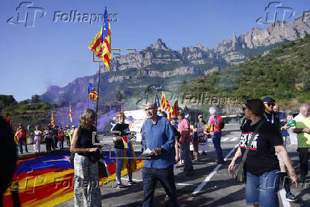 Lluís Llach (ANC), desde Montserrat: 