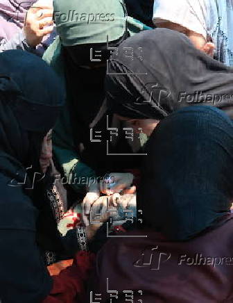 Funeral of Palestinian killed by Israeli forces in the West Bank