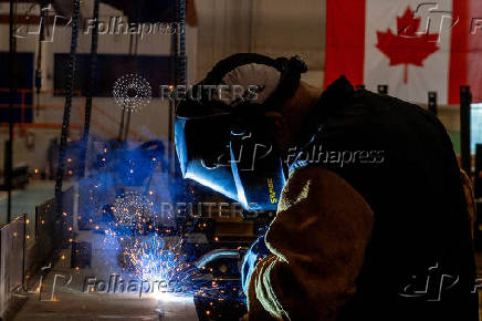 Walters Group welder works in Hamilton