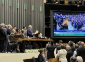 Lula discursa na solenidade de posse no plenário da Câmara dos Deputados