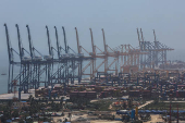 A general view of the Hai Phong International Container Terminal