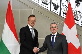 Hungarian Foreign and Trade Minister Peter Szijjarto visits Switzerland