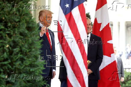 US President Trump meets Canadian Prime Minister Carney at the White House