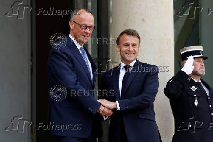 French President Macron meets newly elected German Chancellor Merz in Paris