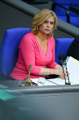 The lower house of parliament, the Bundestag, holds a plenum session in Berlin