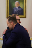 Polish President Duda meets with President-elect Nawrocki, in Warsaw