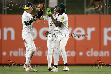 MLB: Baltimore Orioles at Athletics