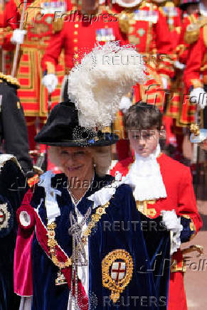 Garter Day service at Windsor Castle