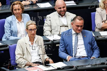Plenary session of the German Bundestag in Berlin