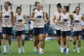 Entrenamiento selección española femenina de fútbol