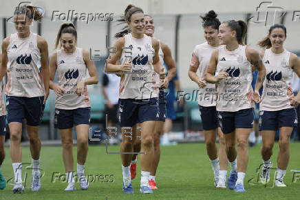 Entrenamiento selección española femenina de fútbol